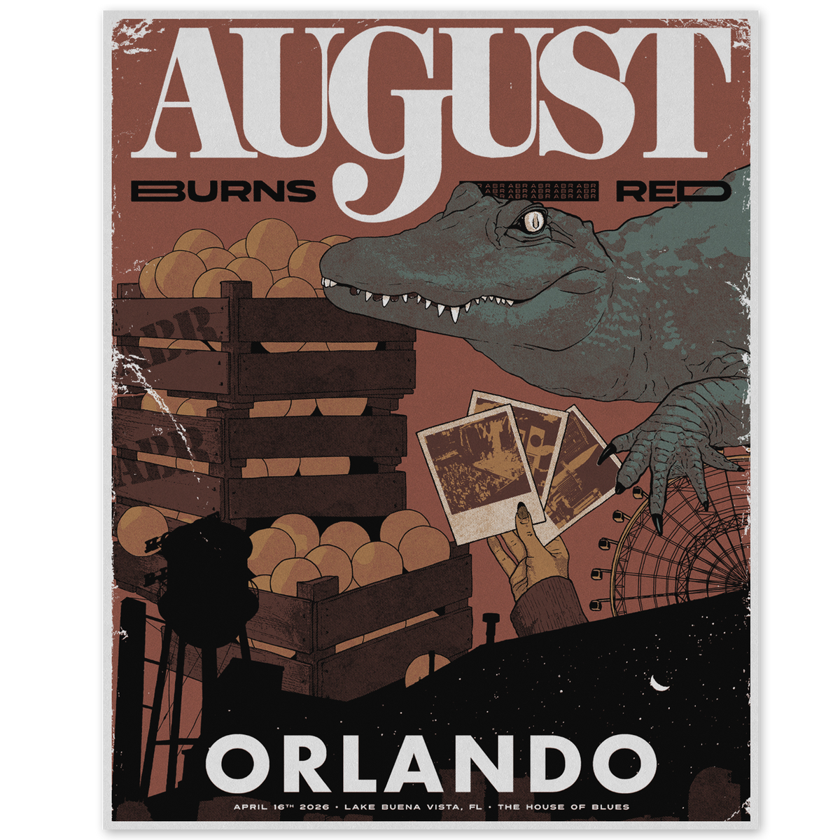 Orlando Screen Printed Poster – August Burns Red Official Store