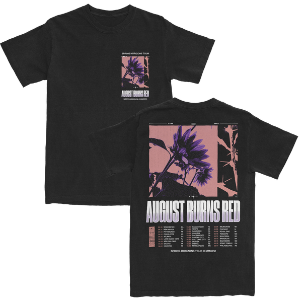 2026 Spring Tour Flower T-Shirt – August Burns Red Official Store