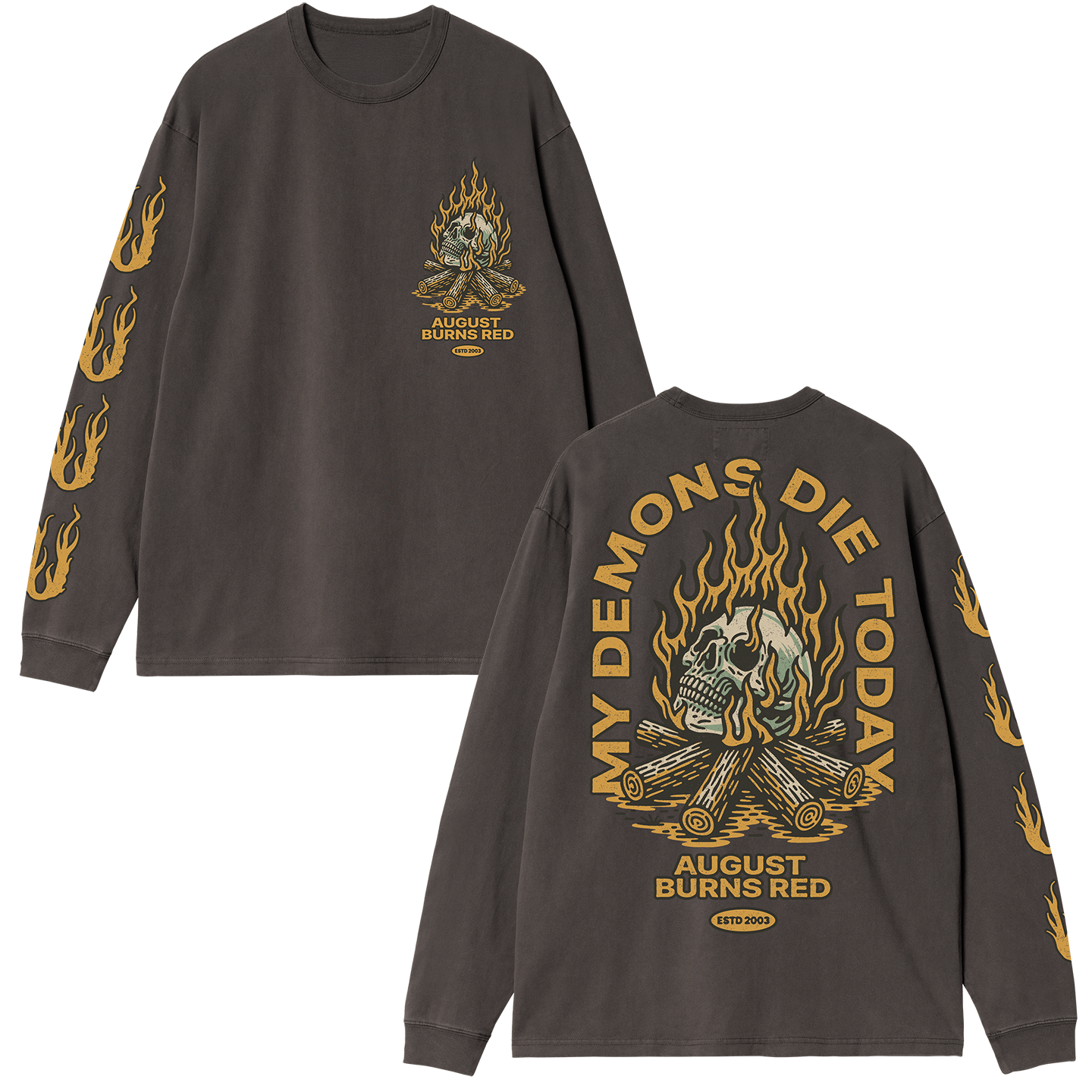 Demons Die Long Sleeve T-Shirt – August Burns Red Official Store