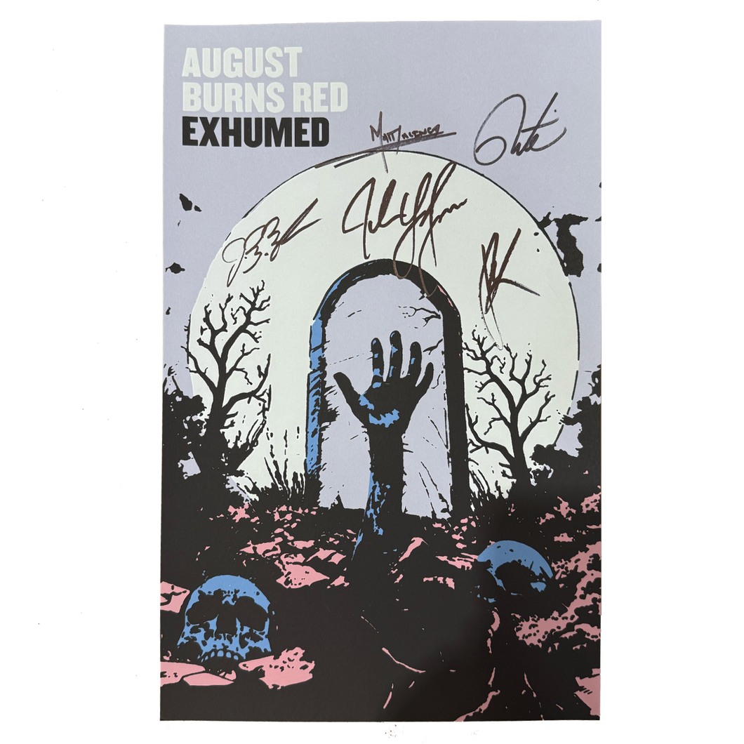 Signed Exhumed Screen Printed Poster