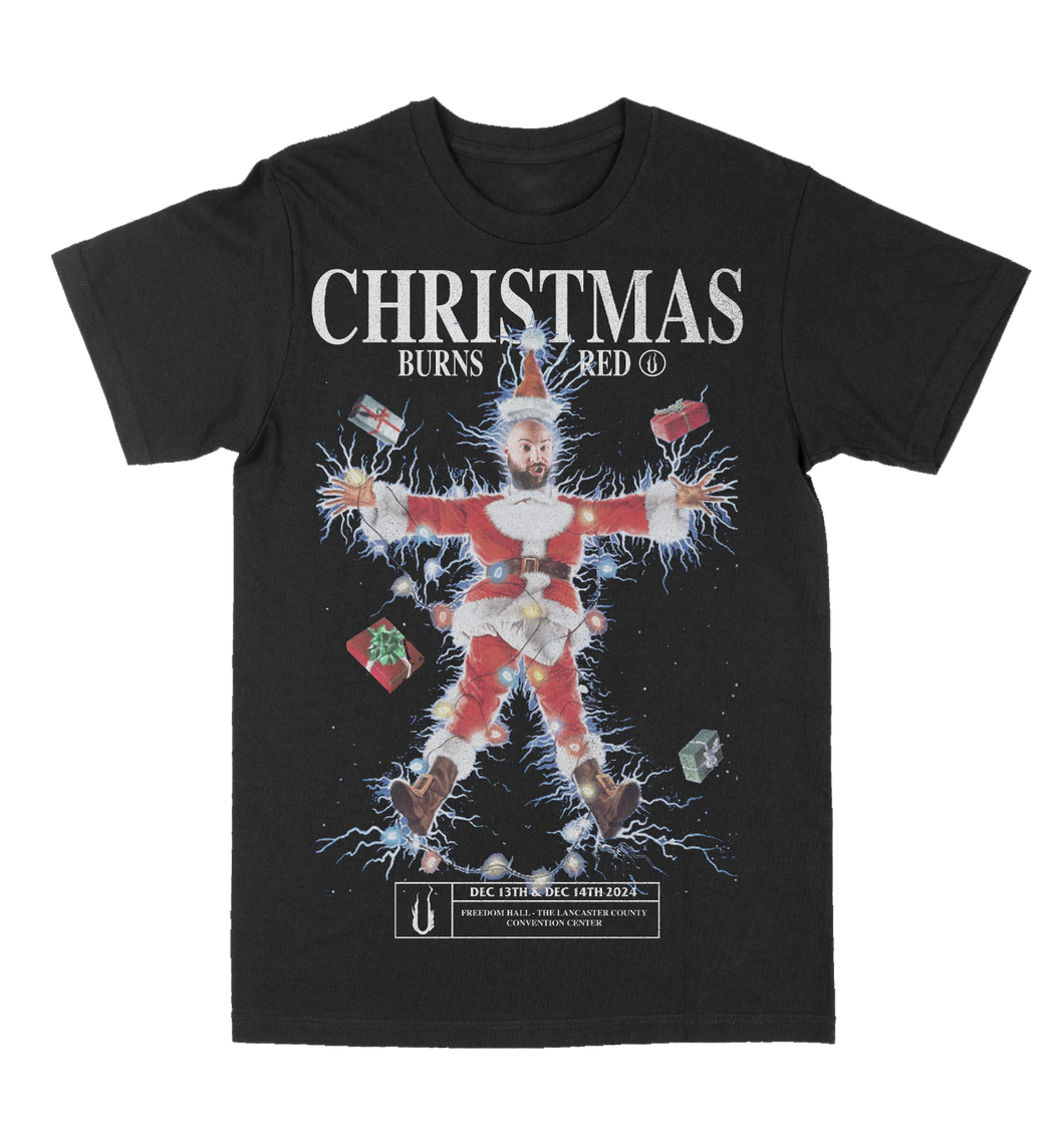 Christmas Burns Red T-Shirt