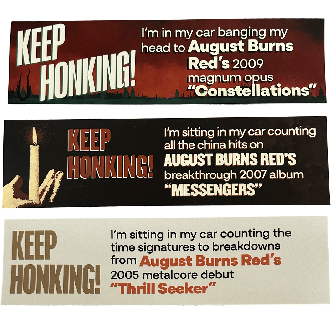 KEEP HONKIN' Bumper Stickers!