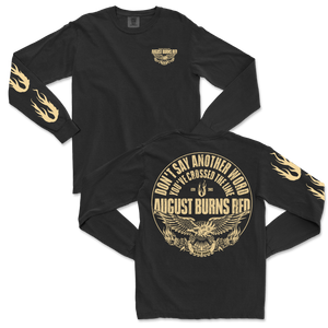 White Washed Eagle Long Sleeve T-Shirt