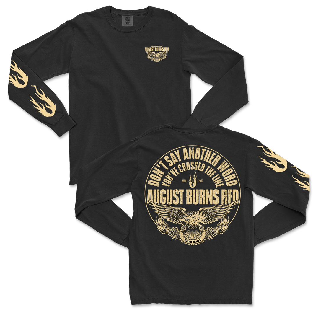 White Washed Eagle Long Sleeve T-Shirt