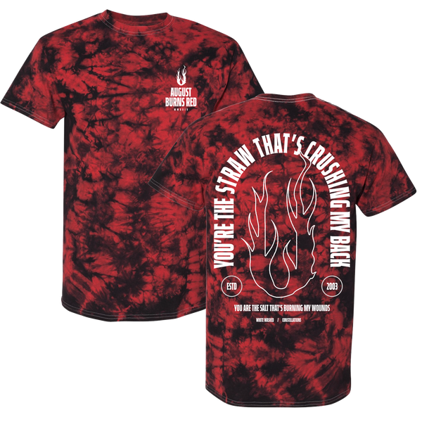 August burns online red t shirt