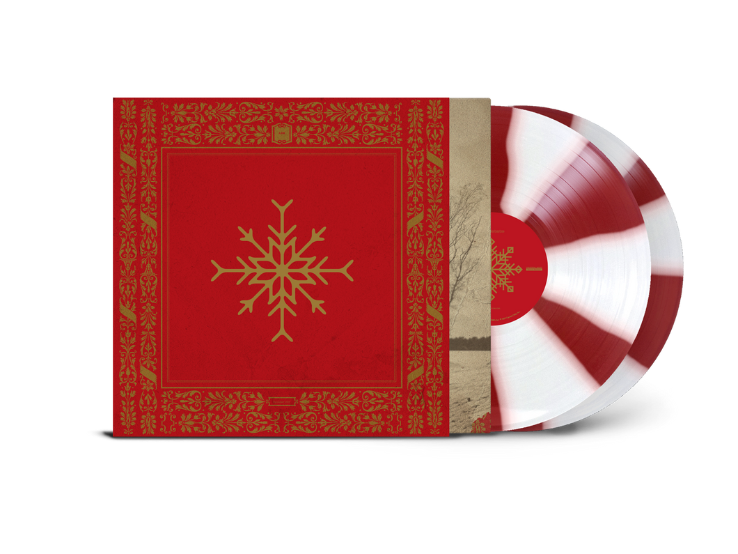 SIGNED Sleddin Hill: A Holiday Album 10th Anniversary Vinyl - Candy Cane